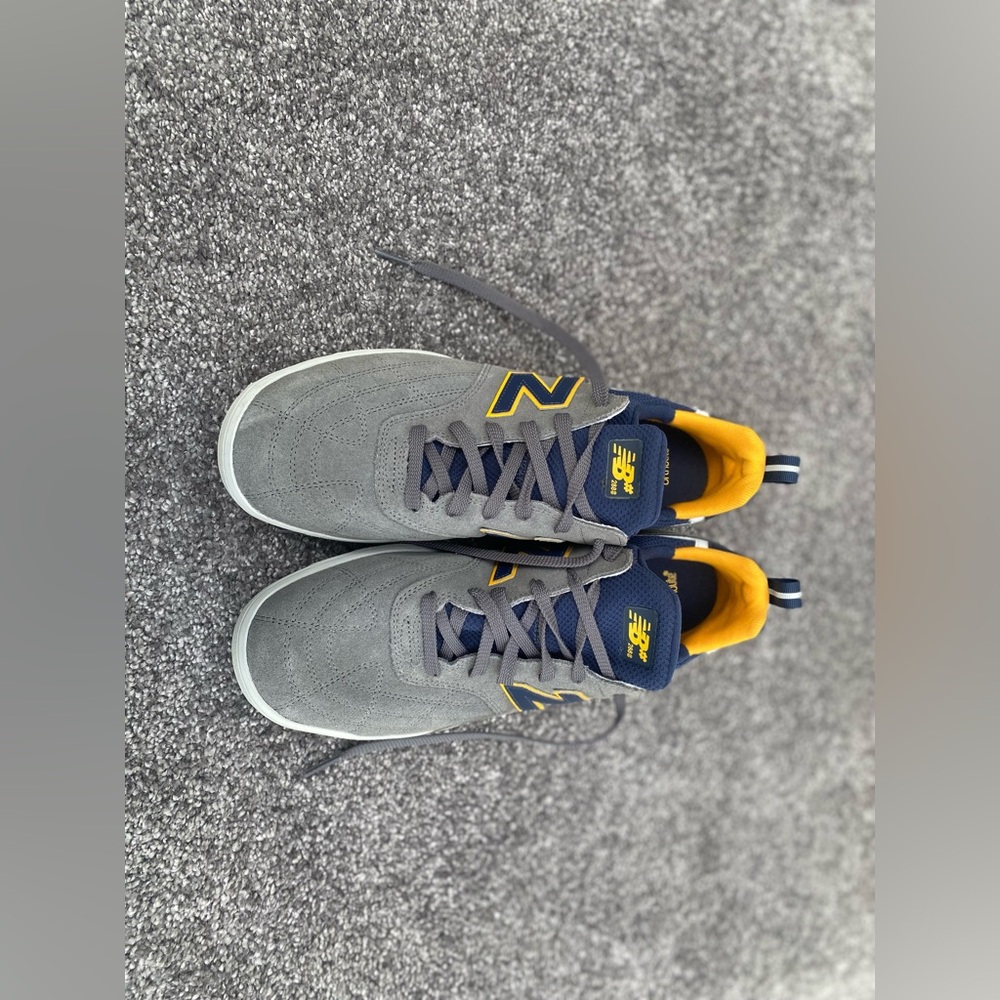 Men’s Size 11 Grey, Navy, Yellow New Balance